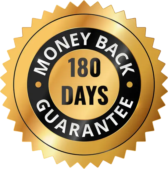 FemiCore 60-day money-back guarantee badge